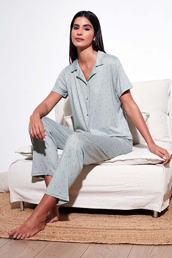 Bayan Pijama Takımı 65750101 MİNT