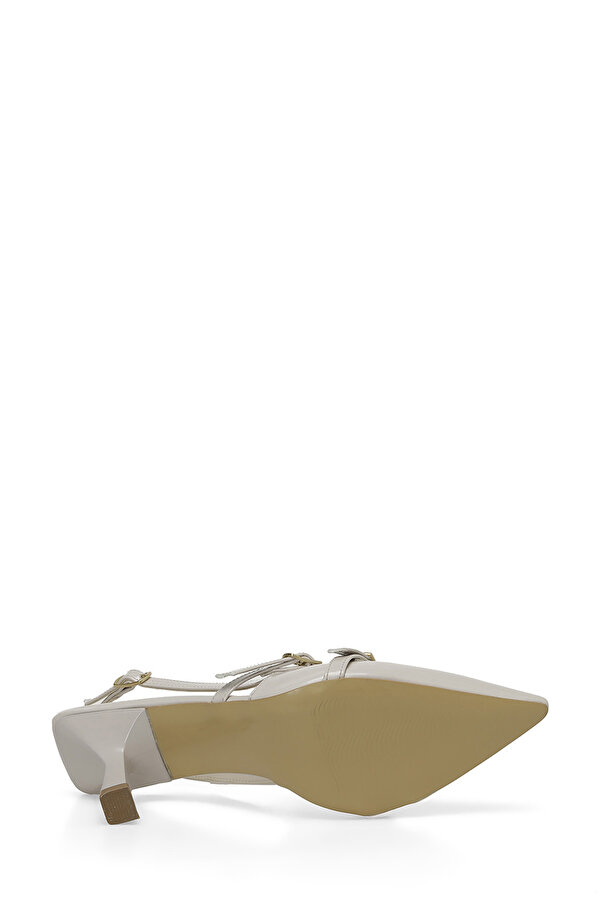 PARIS 4FX Bej Kadın Topuklu Ayakkabı