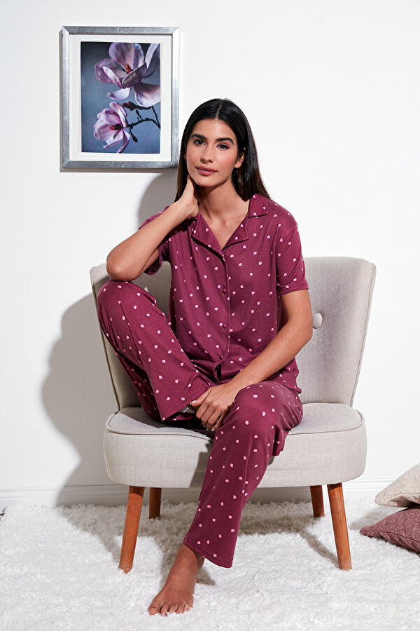 Bayan Pijama Takımı 65750101 MÜRDÜM
