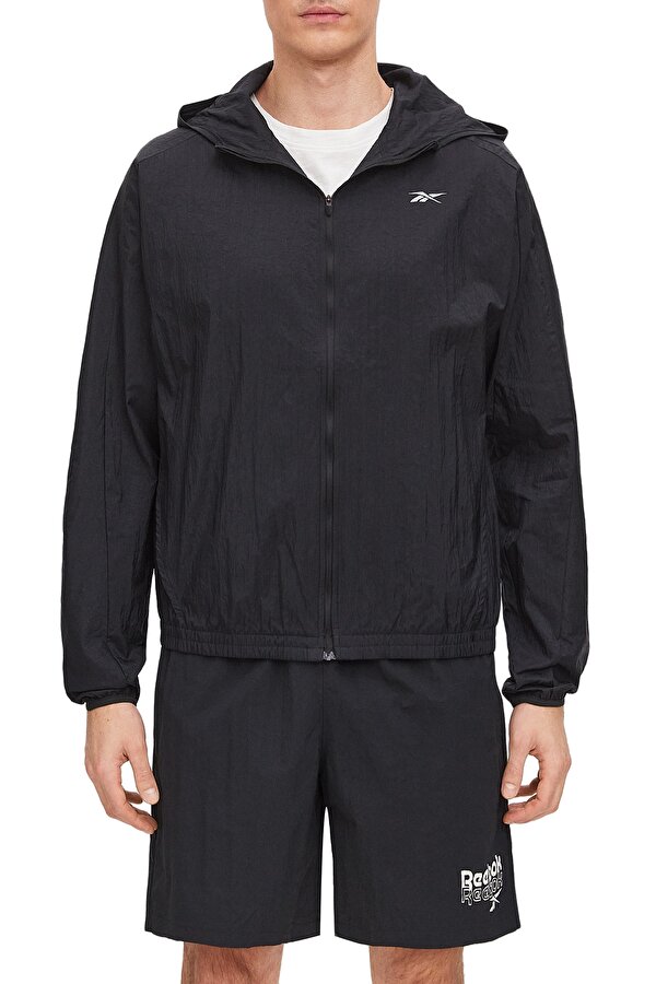 Clothing Reebok Running Woven Wind Jkt Черный