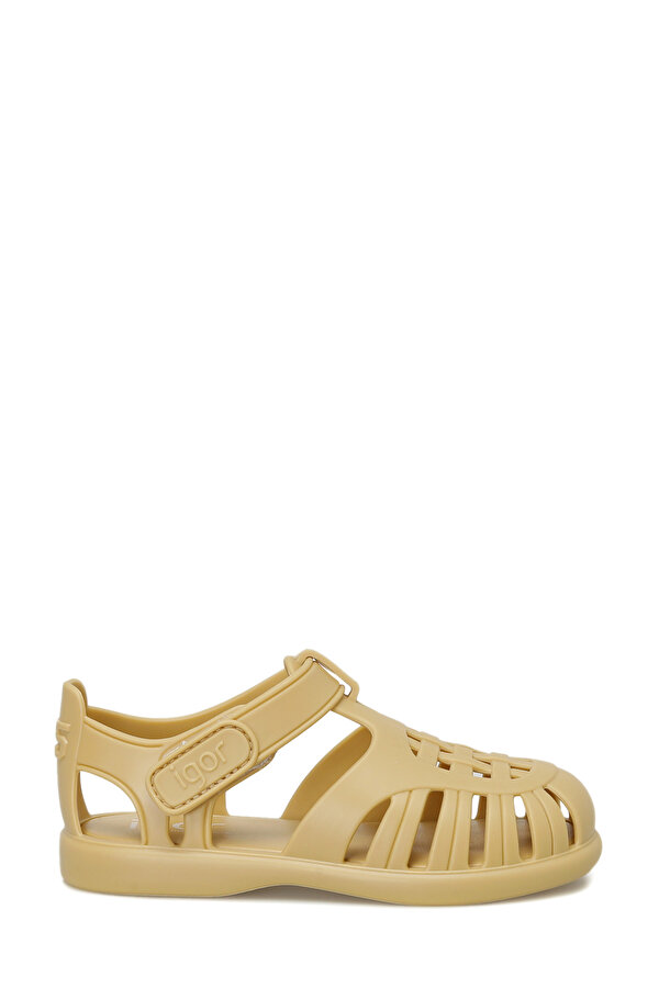 TOBBY SOLID Kahverengi Unisex Çocuk Düz Sandalet