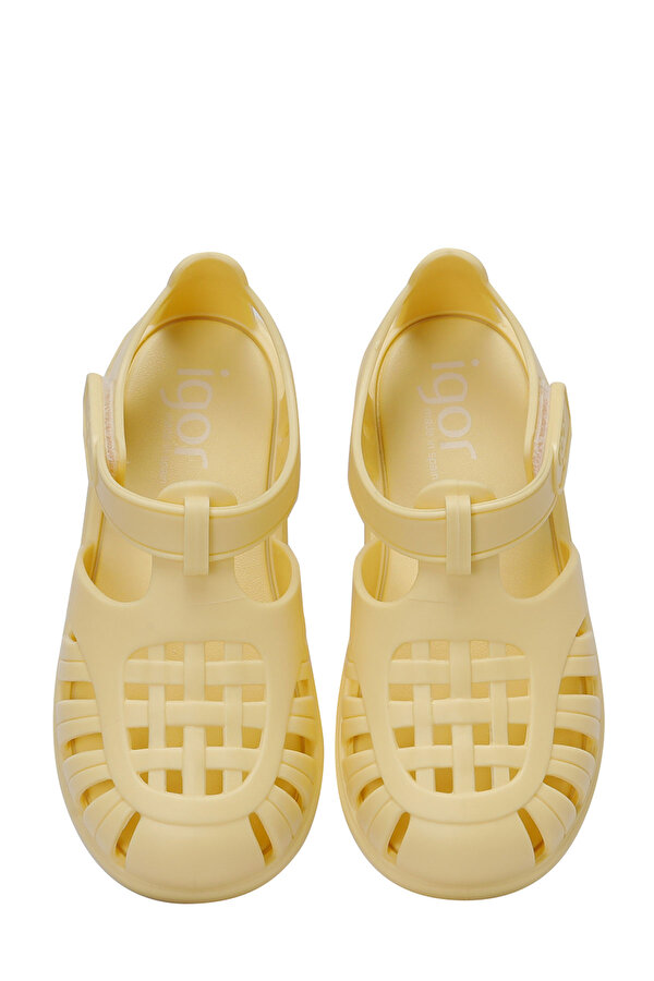 TOBBY SOLID VANILYA Unisex Çocuk Düz Sandalet