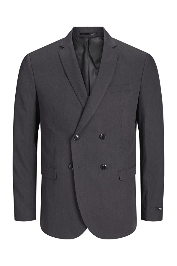 Jack&Jones Yazlık Slim Fit Koyu Gri-Melanj Erkek Ceket 12215745