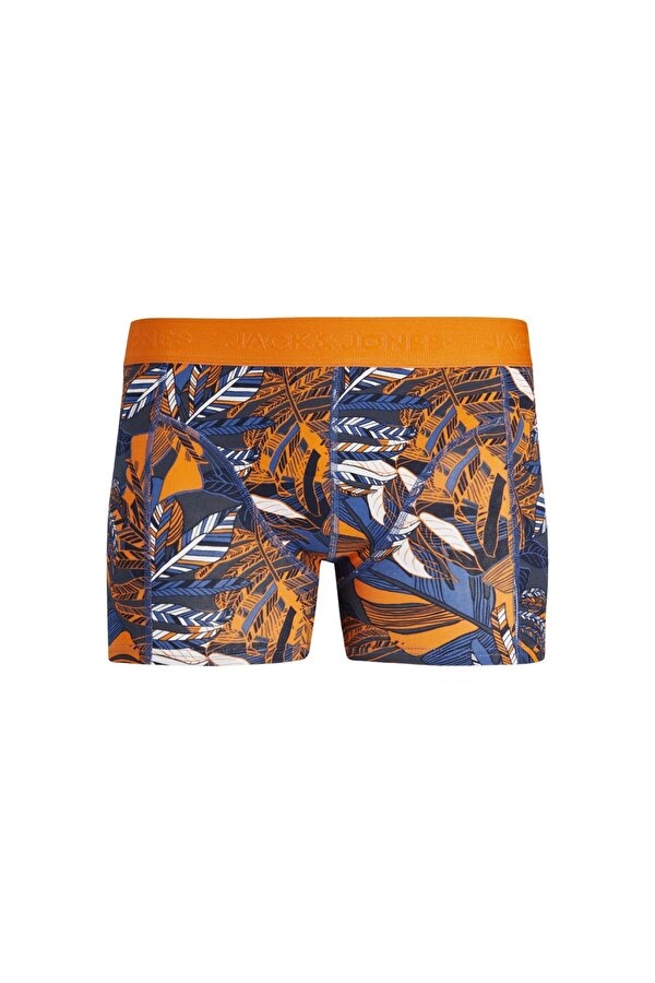 Jack&Jones Turuncu-Mavi Erkek Boxer 12249960