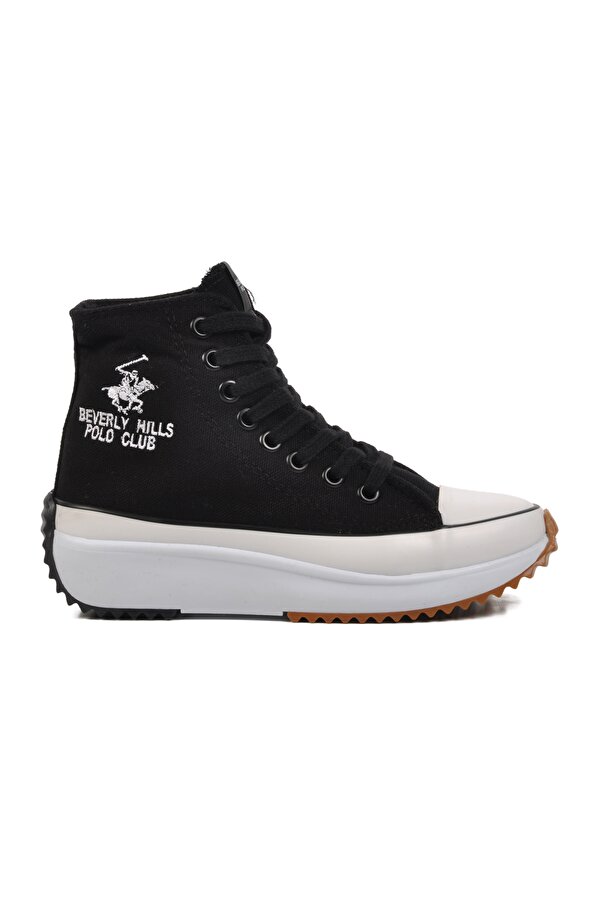 PO-30100 Siyah Unisex Hi Sneaker