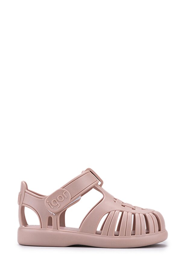 TOBBY SOLID Pembe Unisex Çocuk Düz Sandalet