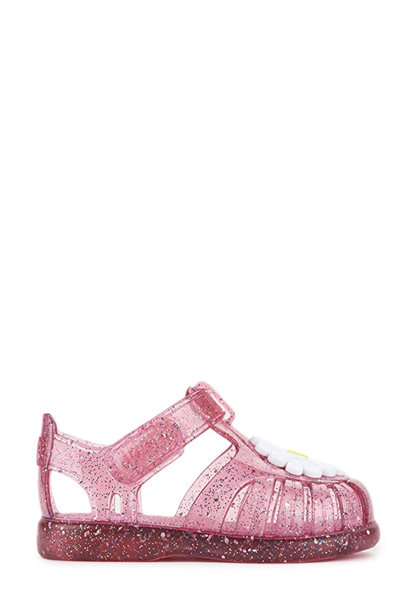 TOBBY GLOSS FLOR Fuşya Unisex Çocuk Düz Sandalet