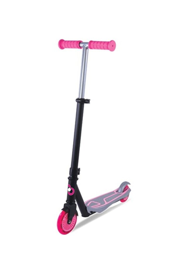 5+ Işıklı 2 Teker Pembe Scooter