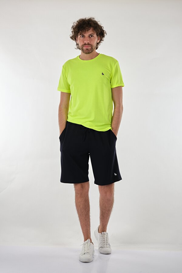 Bisiklet Yaka Sarı Erkek T-Shirt BK-313002
