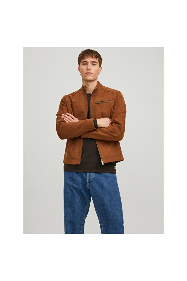 Jack&Jones Taba Erkek Pu Deri Ceket 12147218