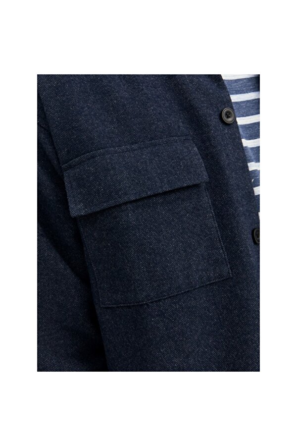 Jack&Jones Regular Fit Uzun Kollu Lacivert Erkek Gömlek 12239329