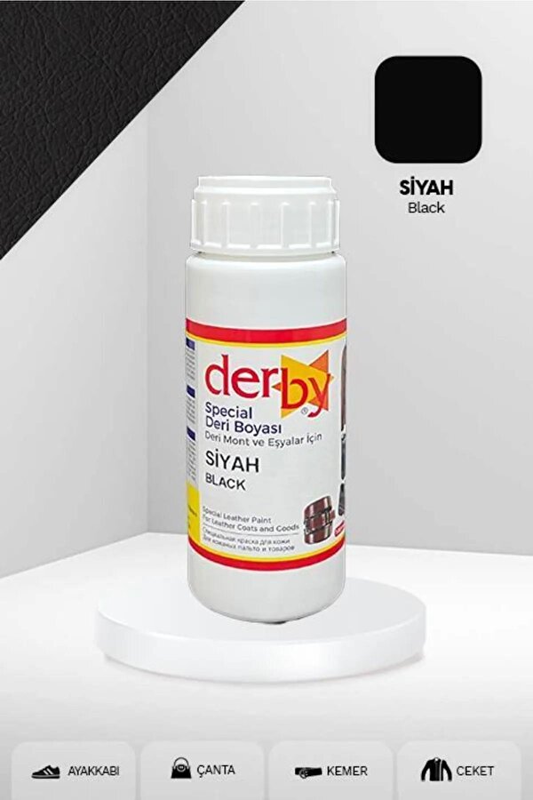 Special Deri Boyası Ayakkabı - Çanta - Cüzdan - Kemer 100 Ml Siyah
