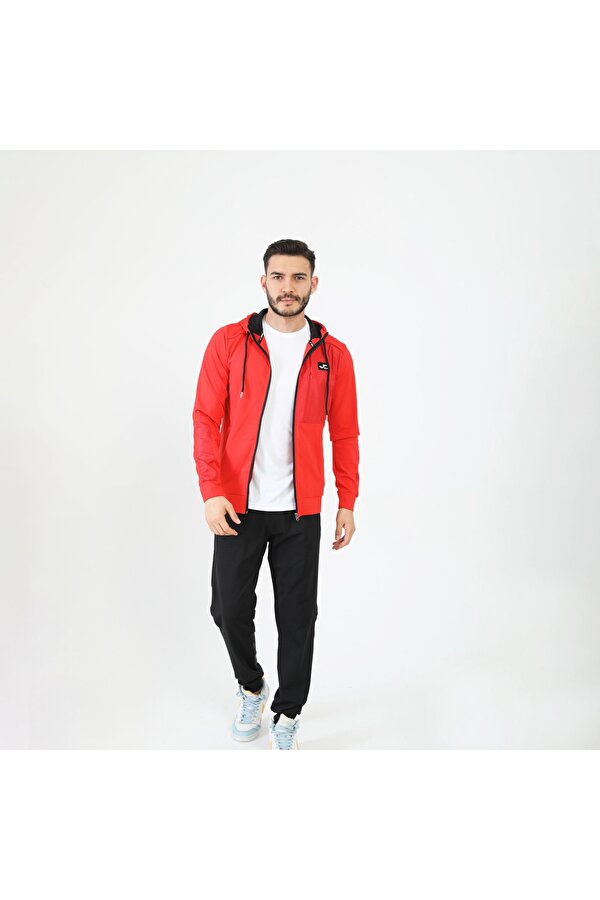 Erkek Günlük Sweatshirt Kapşonlu Full Zip Poly.Crush M 4232302