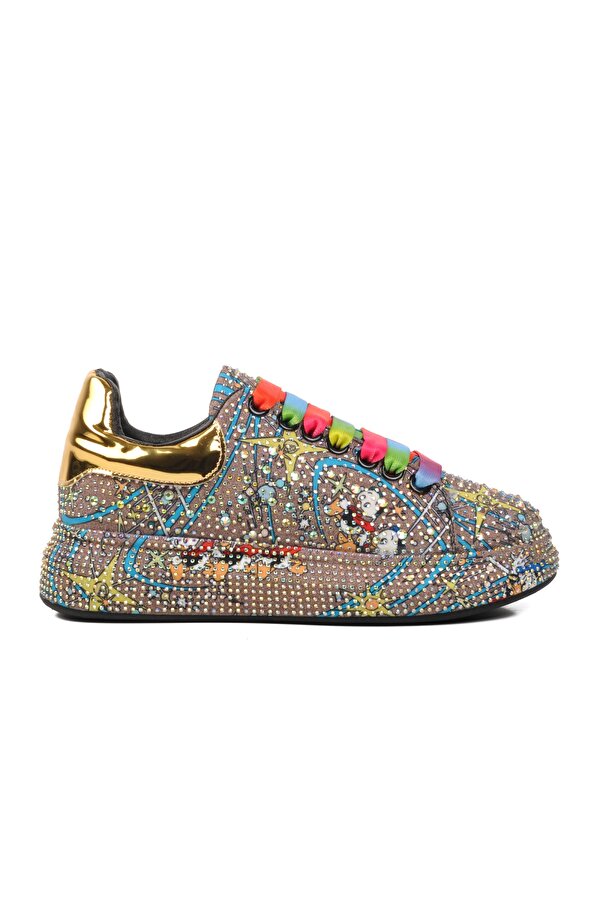 24Y451-1 Yeşil Kadın Sneaker