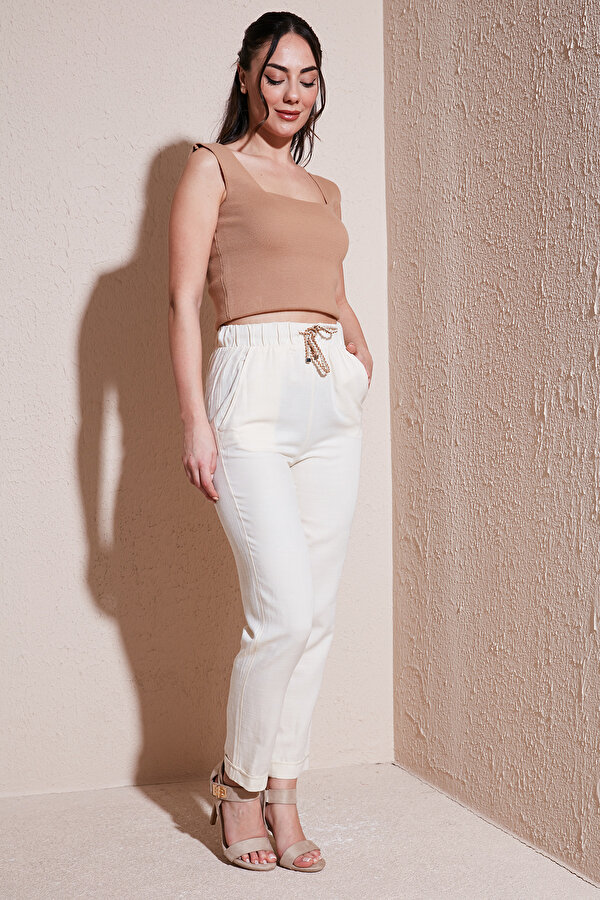 Bayan Pantolon 24Y0250K1 NATURAL