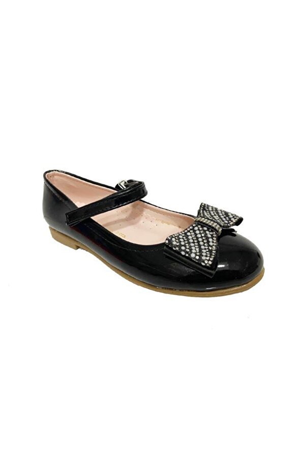 9106-24 Rugan Deri Fashion Kız Çocuk Babet 26-30