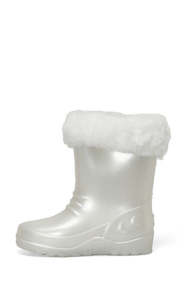 PERLA F 4PR INCI BEYAZI Kız Çocuk Yağmur Çizmesi