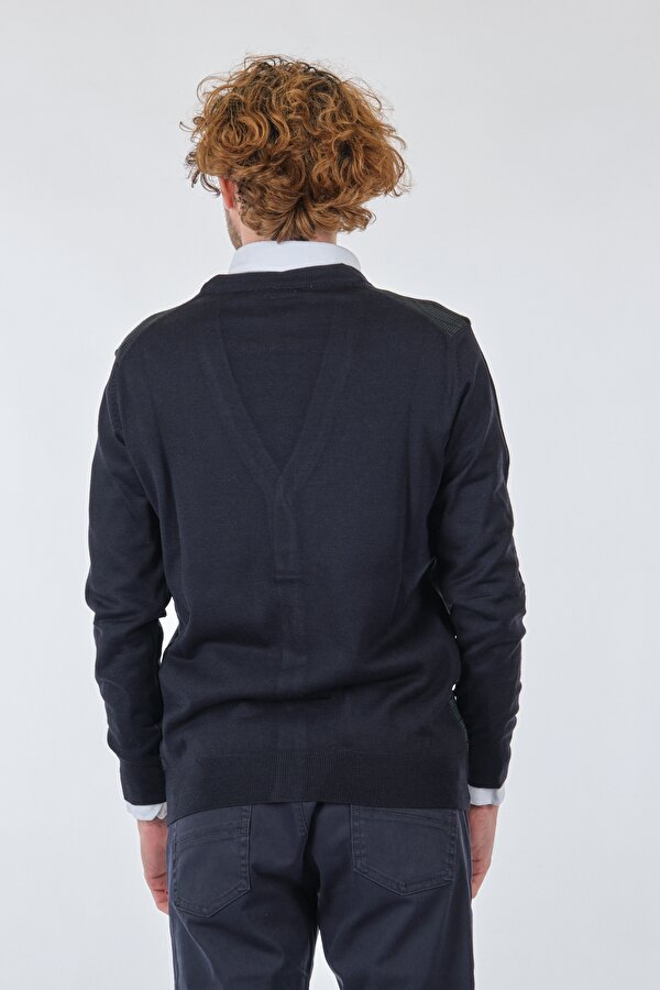 Desenli Yeşil Erkek Hırka 2224326