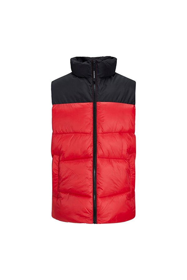 Jack&Jones Dik Yaka Kırmızı Erkek Yelek 12212221