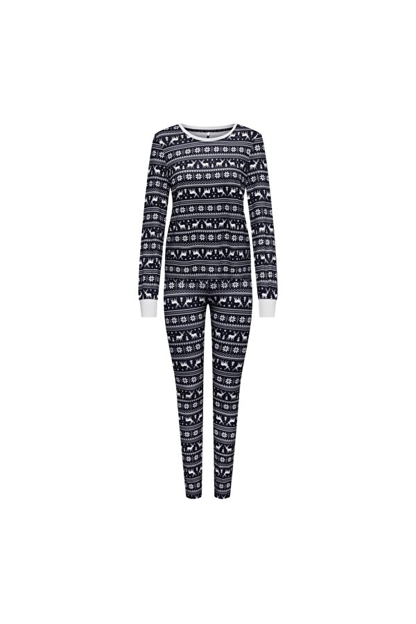 Gece Mavisi Kadın Pijama Takımı 15309334