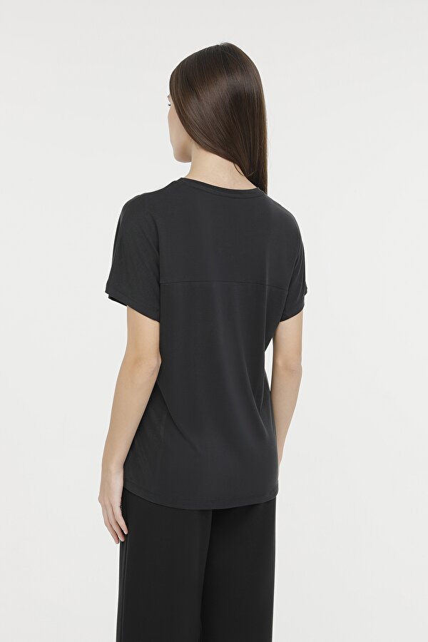 Lumberjack Wl Jasmine 11Jck2021 4Fx Черный Женщина Футболка