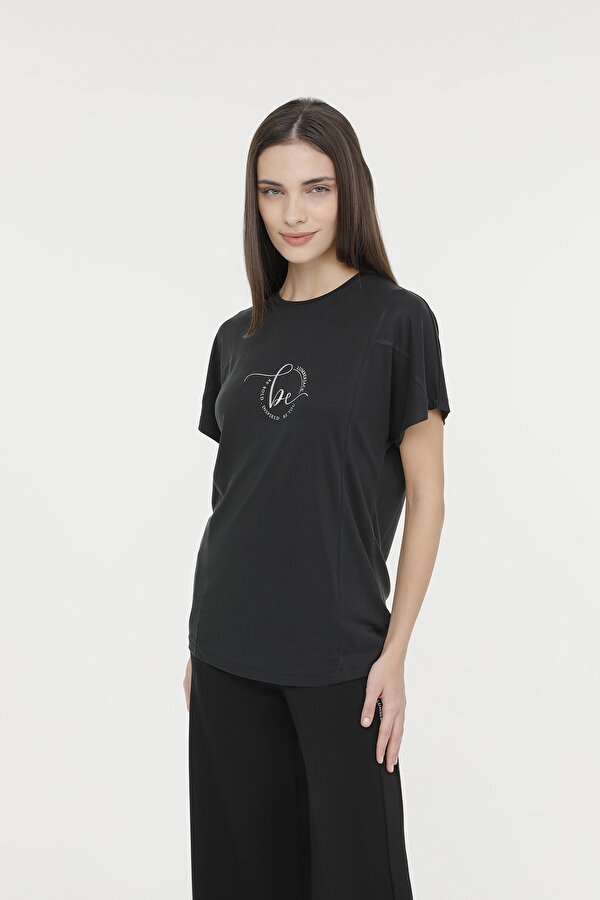 Lumberjack Wl Jasmine 11Jck2021 4Fx Черный Женщина Футболка