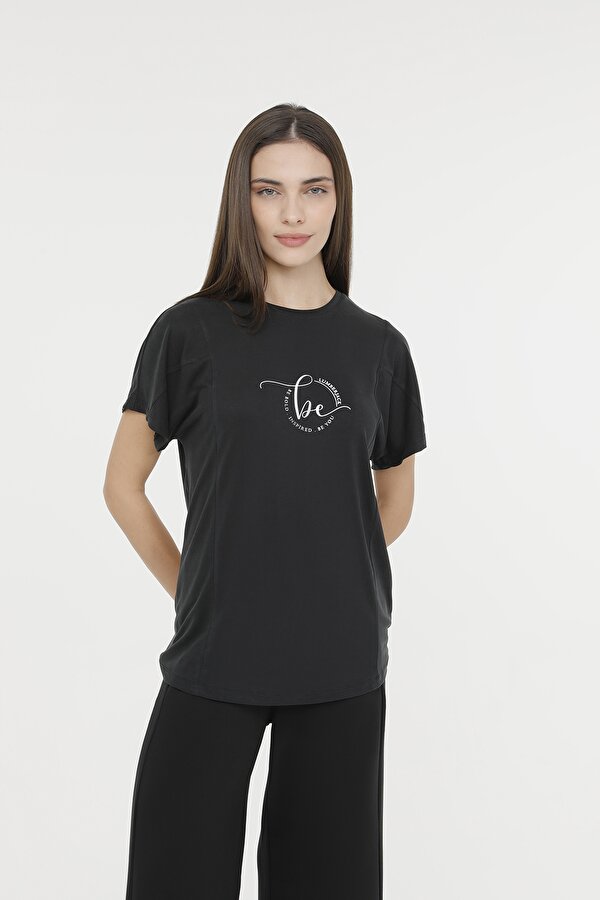 Lumberjack Wl Jasmine 11Jck2021 4Fx Черный Женщина Футболка