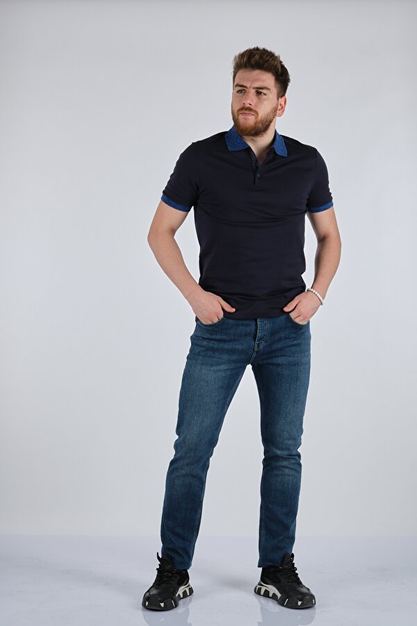 Lacivert Erkek T-Shirt 1102540