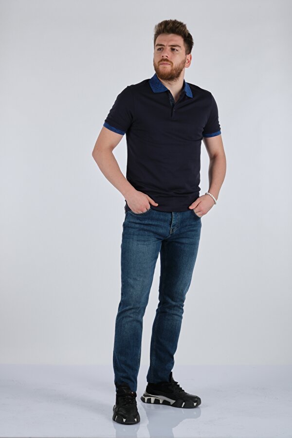 Lacivert Erkek T-Shirt 1102540