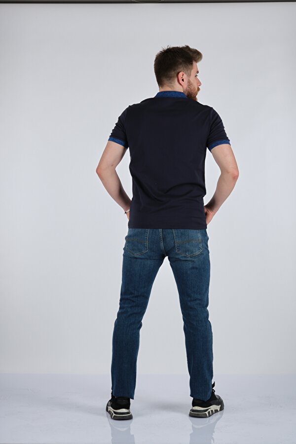 Lacivert Erkek T-Shirt 1102540