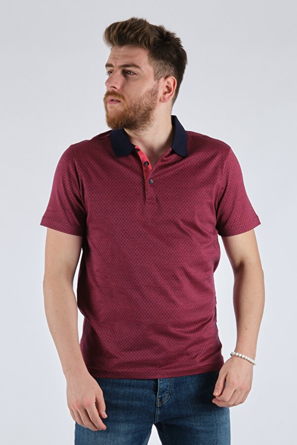 Polo Yaka Kırmızı Erkek T-Shirt 1102494