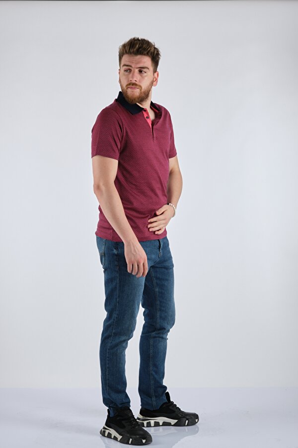Polo Yaka Kırmızı Erkek T-Shirt 1102494