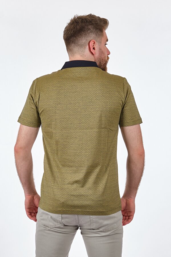 Polo Yaka Zeytin Erkek T-Shirt 1102494
