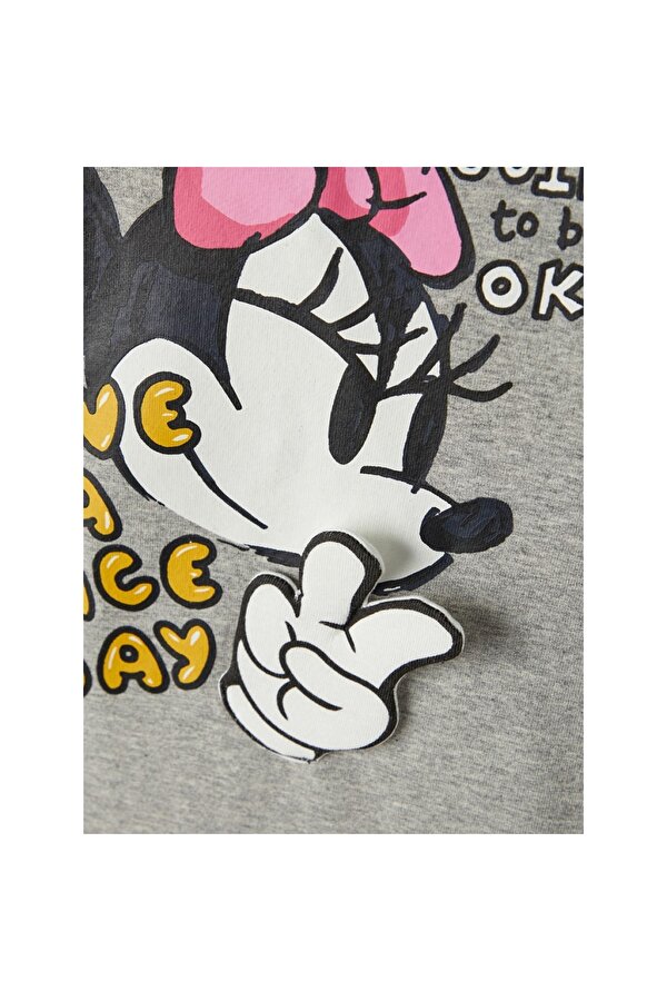 Disney Gri-Melanj Kız Çocuk Sweatshirt 13221139