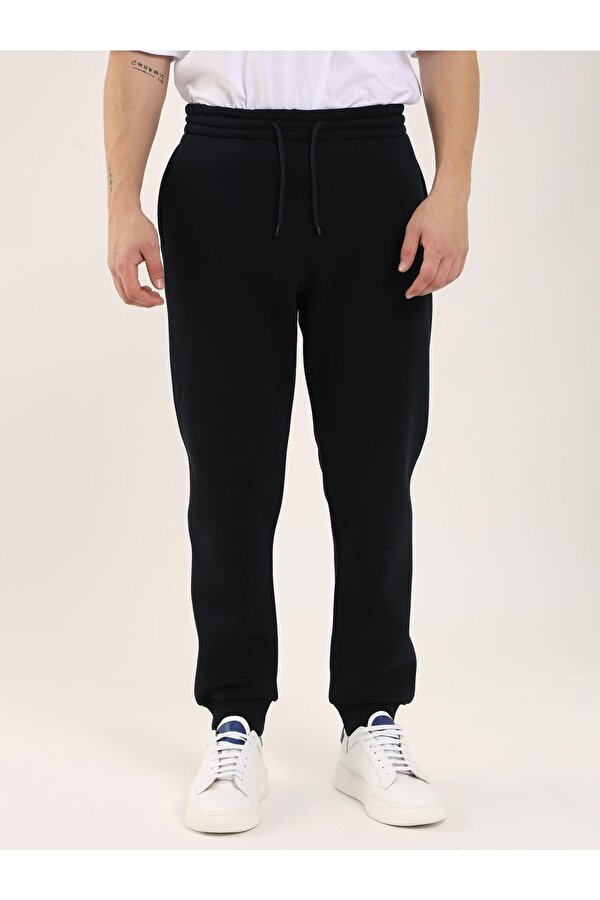Lacivert Erkek Oversize Pamuklu Casual Eşofman Altı - 103752