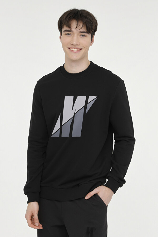 PRO SWEATSHIRT Siyah Erkek Sweatshirt