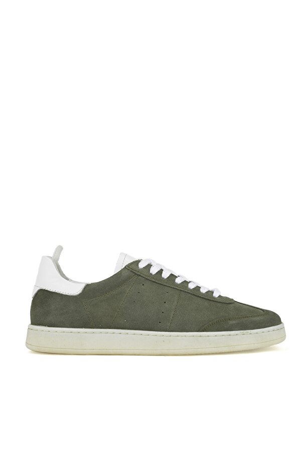 Erkek Hakiki Deri Sneaker 1411026Z2122 Yeşil