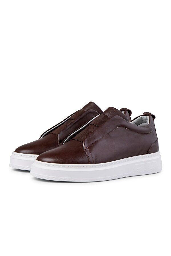 Espo Erkek Hakiki Deri Sneaker, Lastikli Sneaker, Hakiki Deri Sneaker, Erkek Sneaker