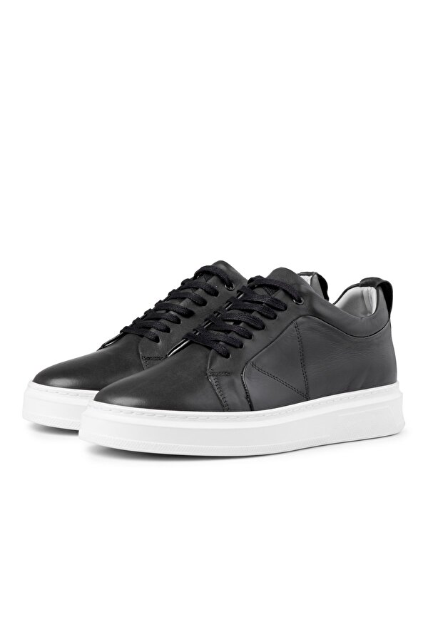 Correndo Erkek Hakiki Deri Sneaker, Bağcıklı Sneaker, Hakiki Deri Sneaker, Erkek Sneaker