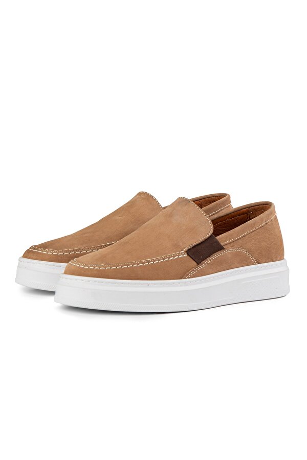 Menta Erkek Hakiki Deri Nubuk Sneaker, Loafer Sneaker, Hakiki Deri Sneaker, Erkek Snaker