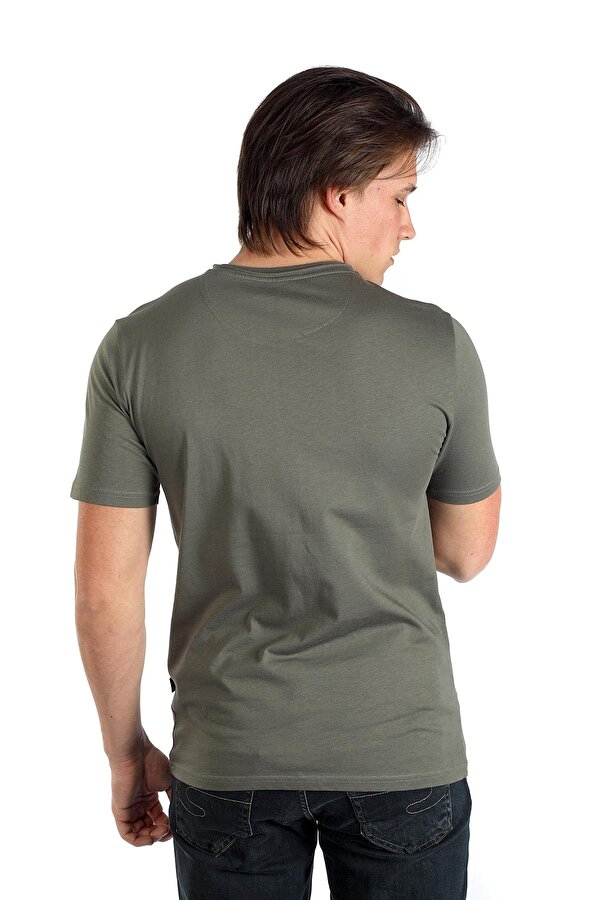 Erkek Gael O Yaka T-Shirt 242015 Haki