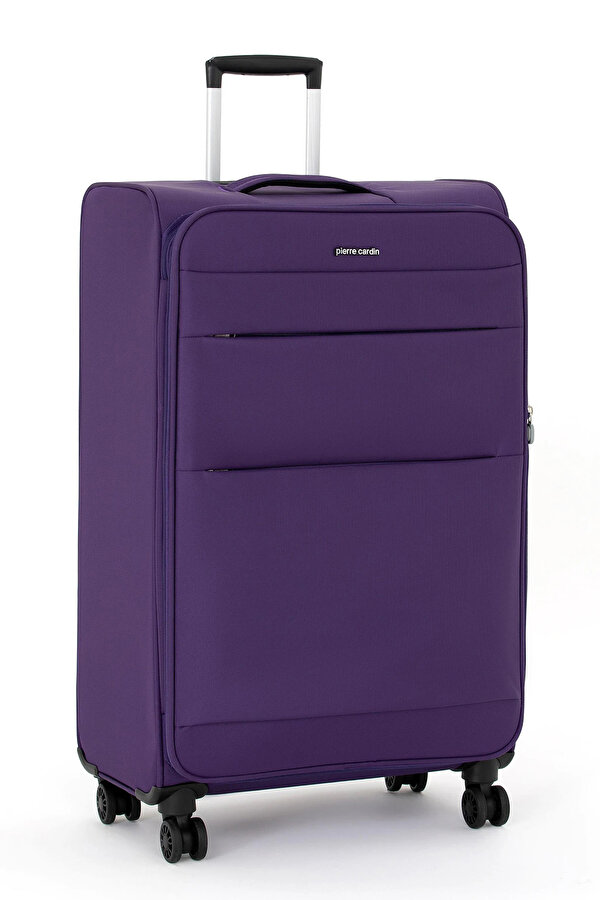 4200 BÜYÜK BOY Ultra Light Hafif Lüx Kumaş Tekerlekli Valiz MOR