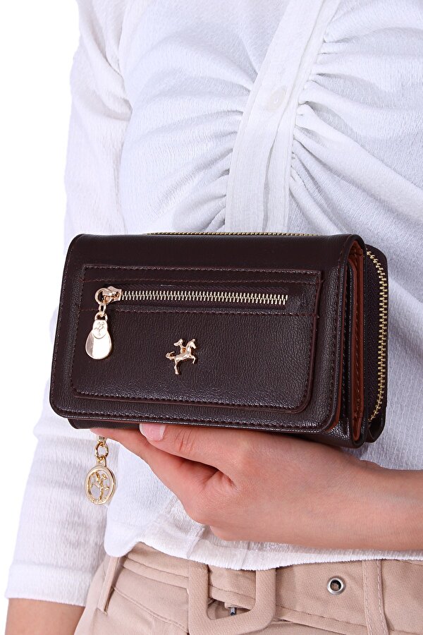 Nsc-025 Kadın cüzdan Kartlık KAHVERENGİ