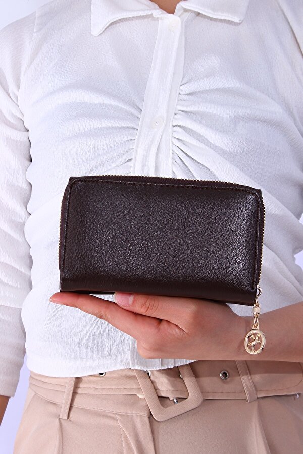 Nsc-025 Kadın cüzdan Kartlık KAHVERENGİ