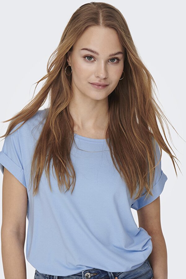 Bayan T Shirt 15106662 AÇIK MAVİ