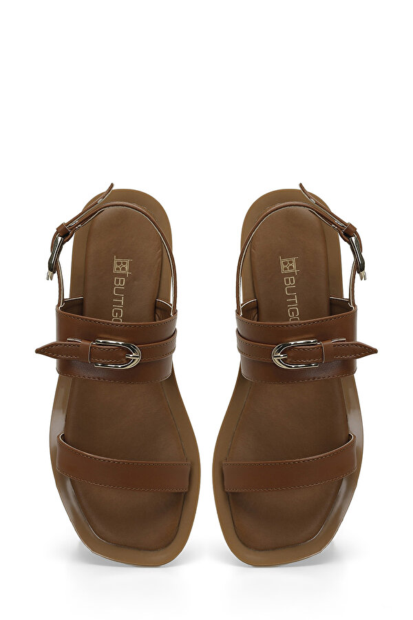 24S-059 4FX Taba Kadın Düz Sandalet