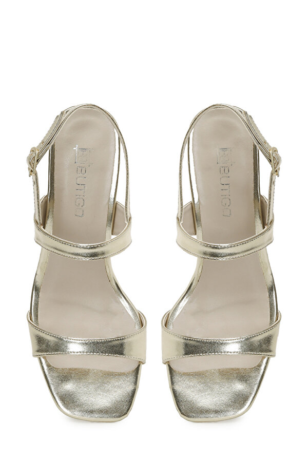 KATE 4 FX Altın Kadın Topuklu Sandalet