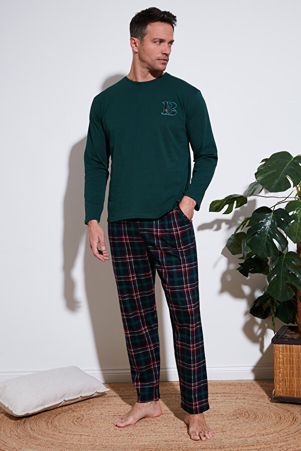 Erkek Pijama Takımı 6572007 YEŞİL
