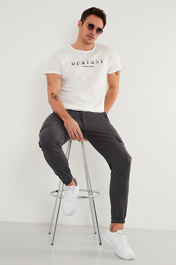 Erkek T Shirt 541DPRTMNT24 BEYAZ