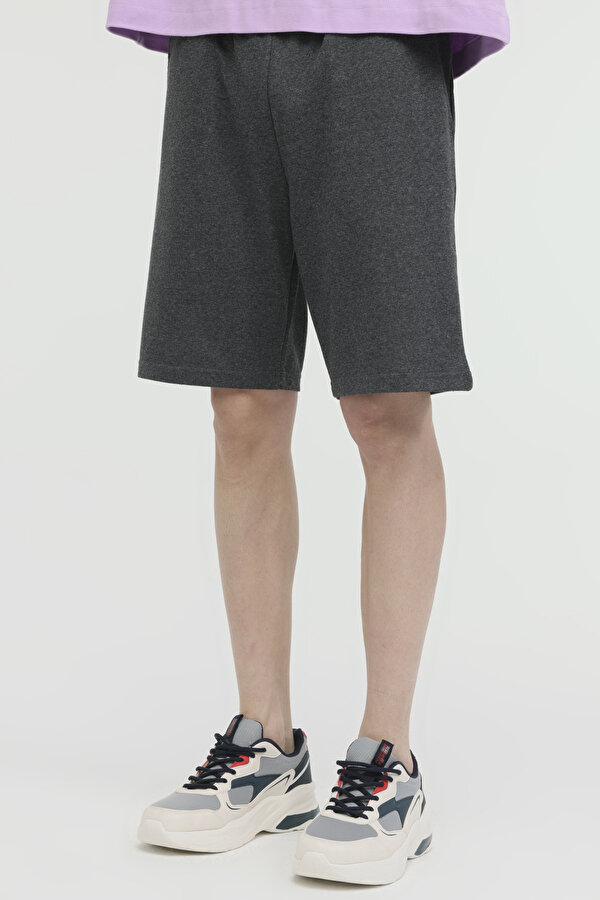 MR RJN538 BSC SHORT 4FX Gri Erkek Şort